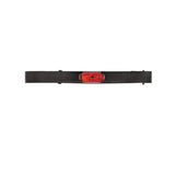 Lezyne HR Flow Bluetooth heart rate monitor with LED indicator in black, fitness accessory for tracking heart rate during exercise.