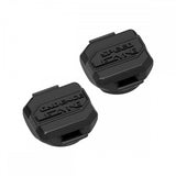 Lezyne Pro Sensor pair Bluetooth cycling sensors with LED indicators for speed and cadence tracking on bikes.