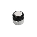 Lezyne Speed Magnet Black, a durable rare earth magnet for accurate cycling sensor attachment, shown on a white background.