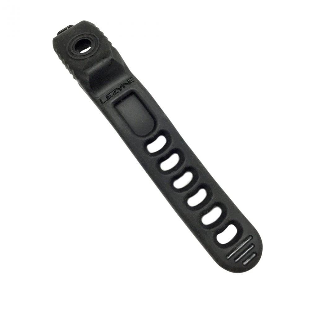 Lezyne mounting strap and handlebar mount accessory for Deca, Super, Mega Y9-Y14 bike lights and accessories.