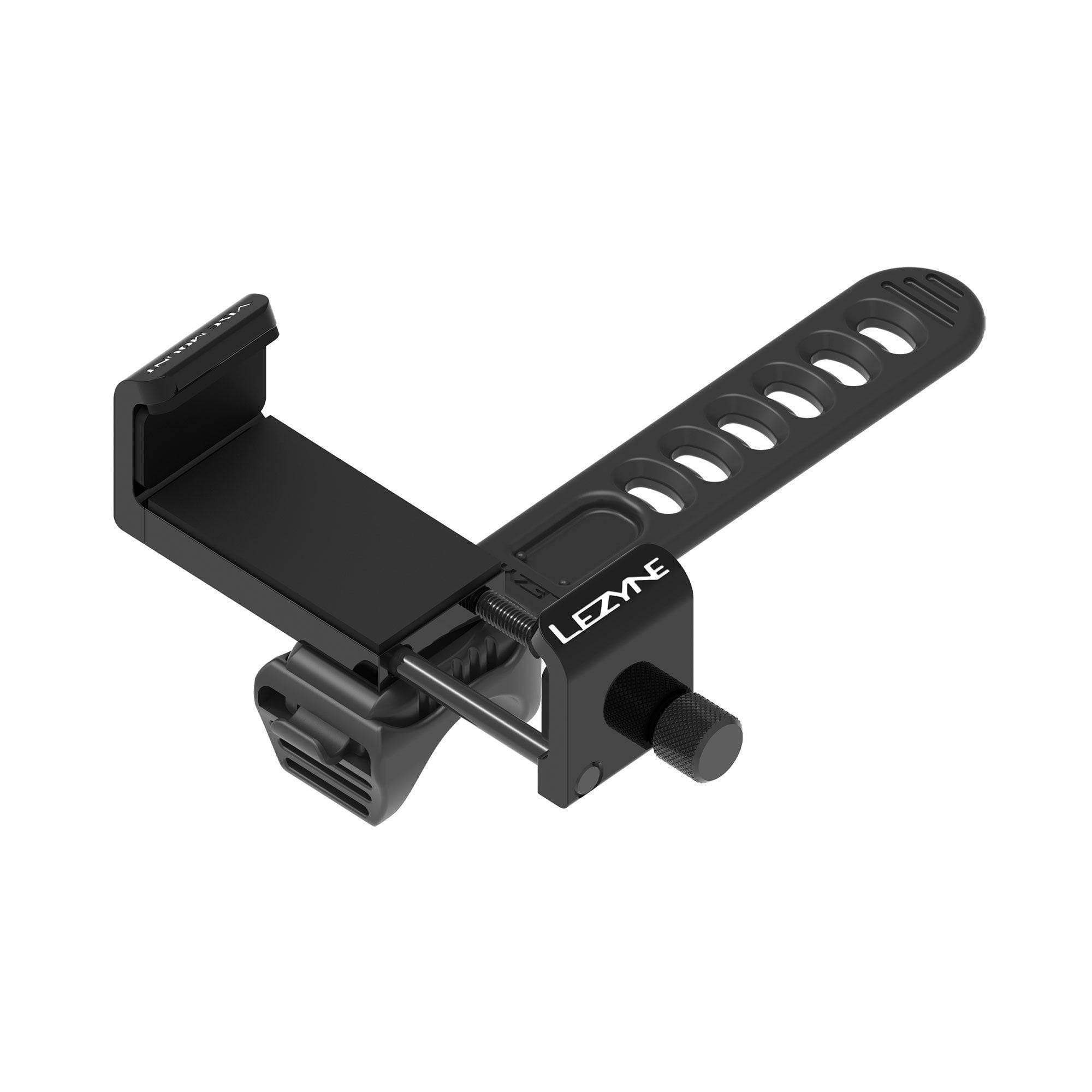 Lezyne Smart Vice Mount smartphone bike handlebar mount in black, adjustable and durable for cycling accessories.
