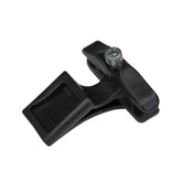 Lezyne Caddy QR mount for quick-release seat rail attachment, aero-designed cycling accessory with secure attachment.