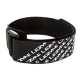 Lezyne universal adjustable strap for bike accessories, non-slip and secure, shown wrapped around a bicycle component or accessory.