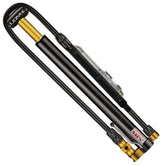 Lezyne Micro Floor Drive Digital HPG pump with integrated gauge in black for precise bike tire inflation.