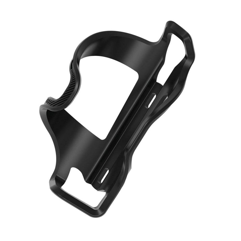 Lezyne Flow Cage side load bottle cage for compact bike frames, shown in left and right options for easy water bottle access.