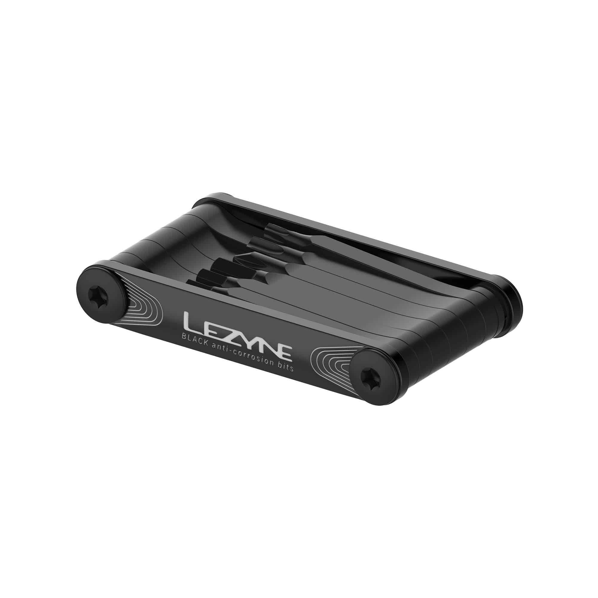 Lezyne V Pro Multi Tool for cycling, compact workshop tool with anti-corrosion features, showing various screwdrivers and wrenches