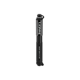 Lezyne Grip Drive HP hand pump with ABS flex hose for high-pressure bike tires, durable cycling accessories.