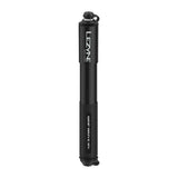 Lezyne Grip Drive HV hand pump with ABS flex hose, high-volume bike tire pump accessory, compact and durable cycling tool