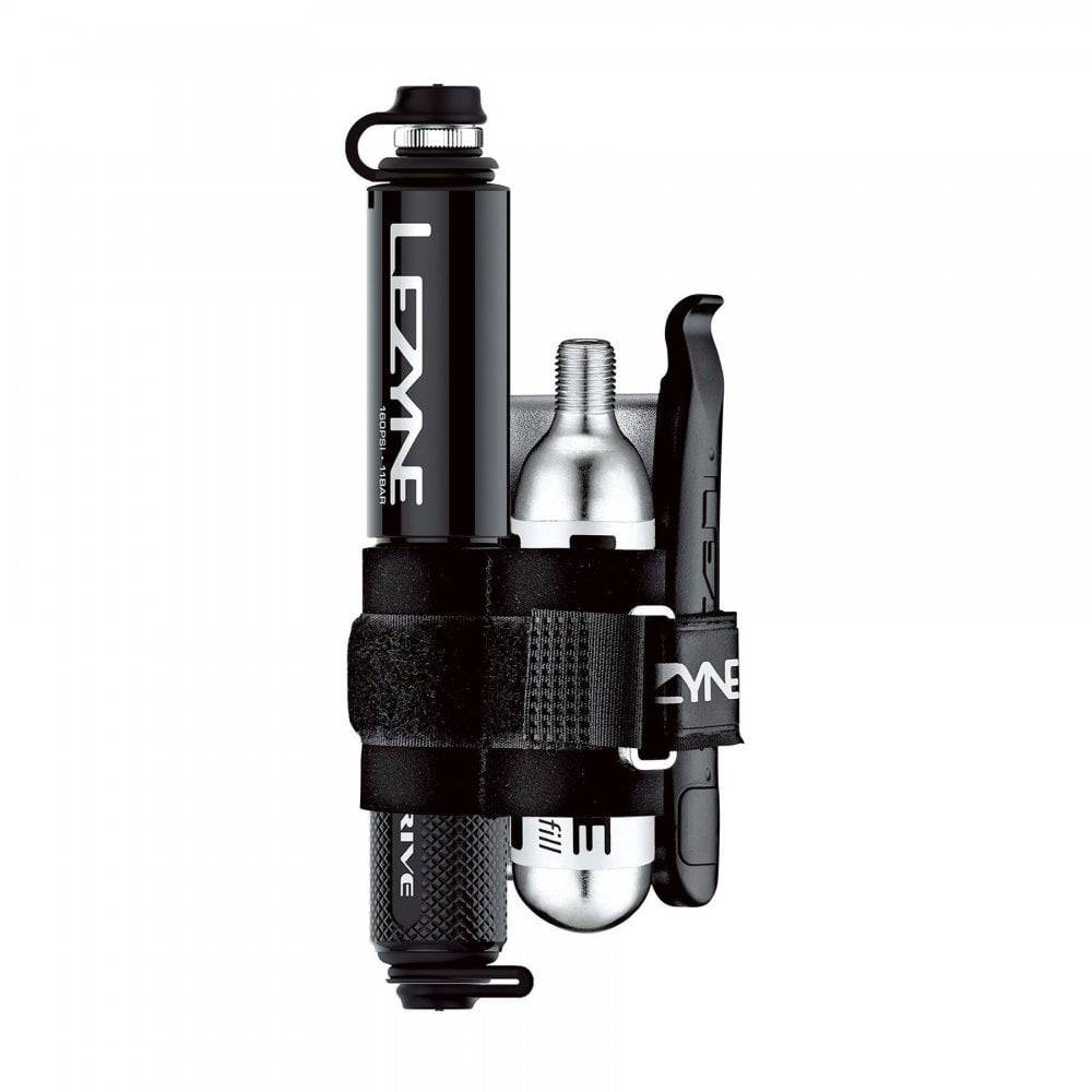 Lezyne Pocket Drive HV hand pump with compact design and ABS flex hose, ideal for bike accessories and on-the-go inflation.
