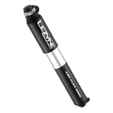 Lezyne Pressure Drive hand pump with ABS Flex Hose for Presta and Schrader valves, compact bicycle pump accessory