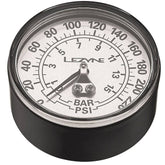 Lezyne 60 PSI gauge replacement for 2.5-inch high volume floor pump, mounted on bike pump accessories.