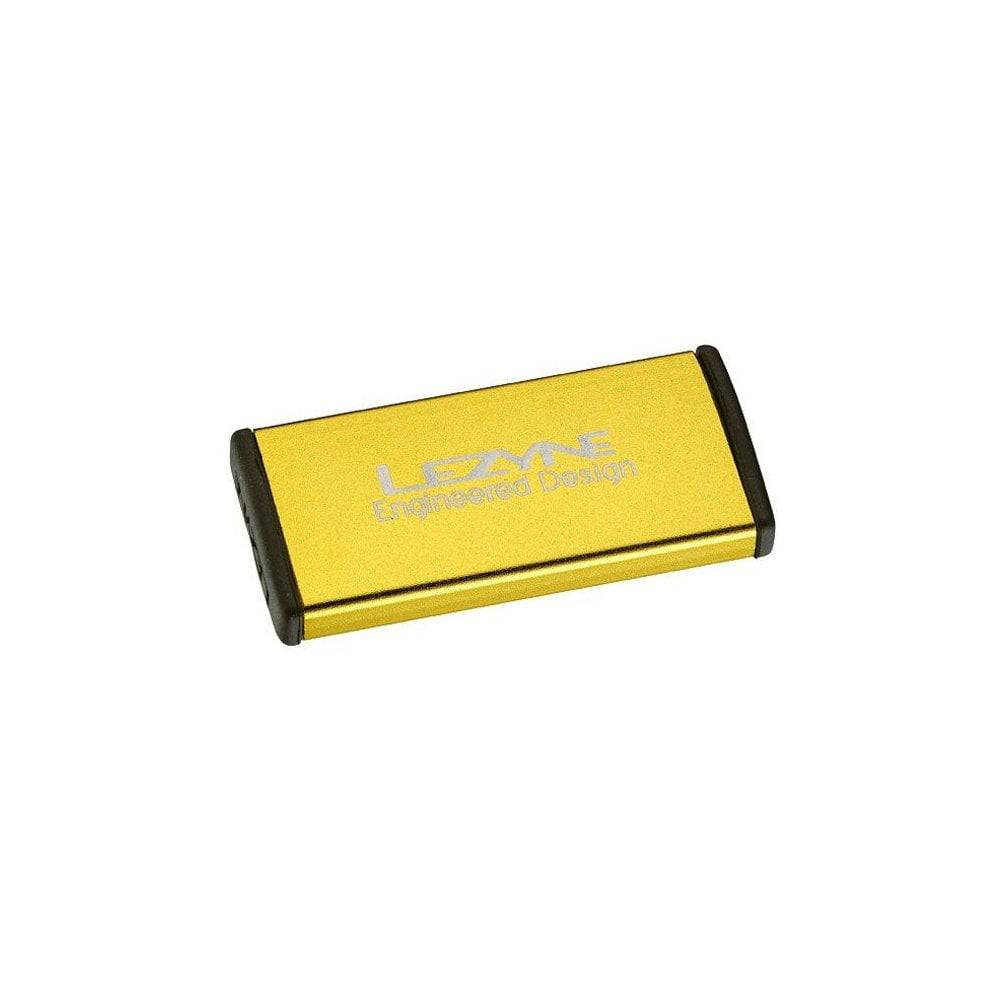Lezyne Metal Patch Kit with waterproof aluminum case for quick bicycle tyre repairs, featuring patches and tools inside.