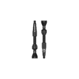 Lezyne CNC TLR tubeless valves pair with 44mm Presta valves and core tool for bicycle wheel tubeless setups.