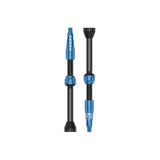Lezyne CNC TLR tubeless valve pair with 60mm length and integrated valve core tool for bike wheel components.