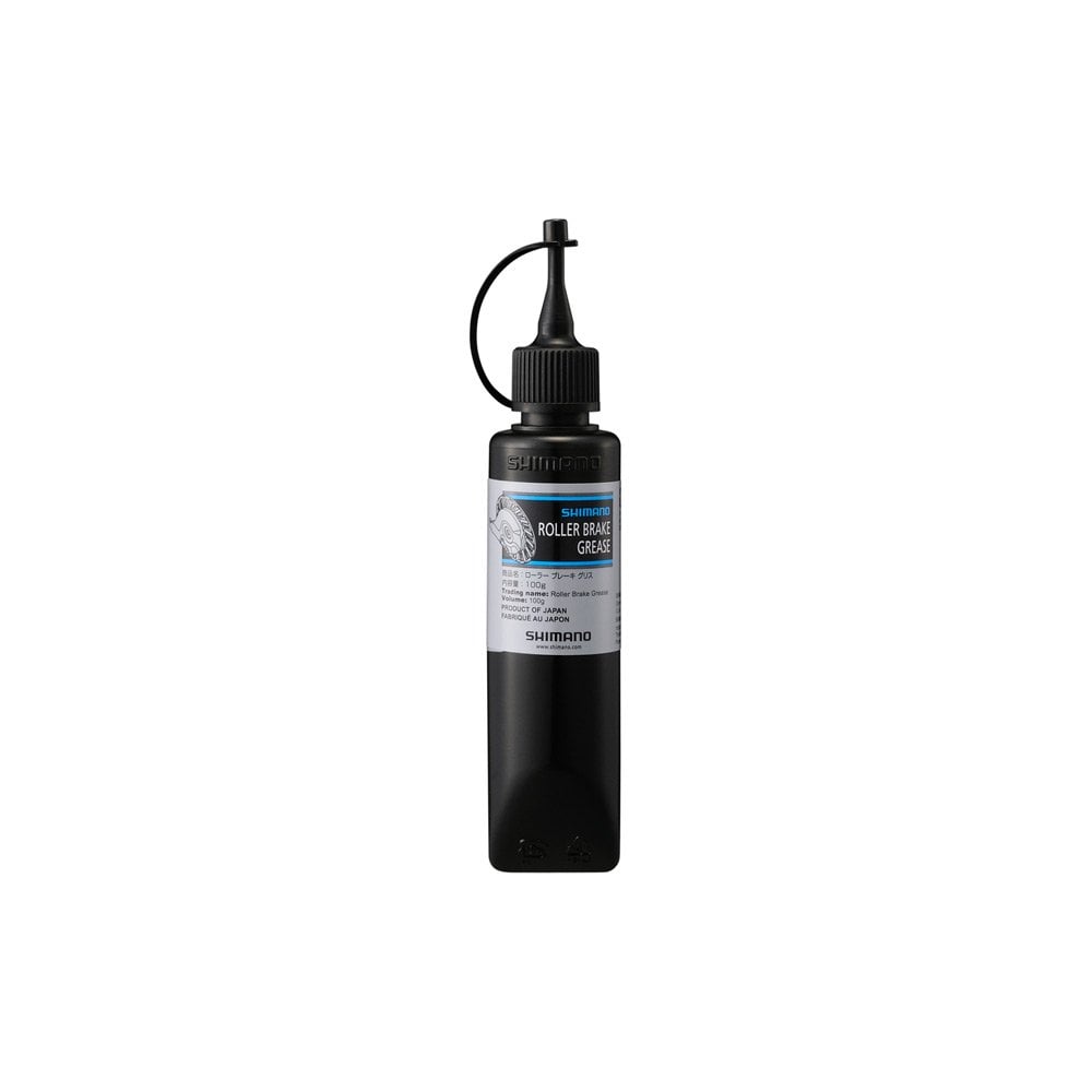 Shimano Workshop roller brake grease container for smooth performance and rust protection in bike maintenance.