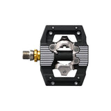 Shimano Saint PD-M821 SPD downhill enduro bike clipless pedals with metal body and rugged design for mountain biking.