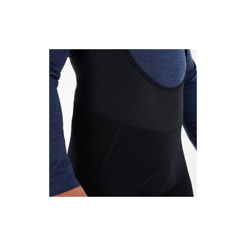 Madison men's long cycling tights with 2D Coolmax pad, reflective tabs, and comfortable fit for outdoor biking.