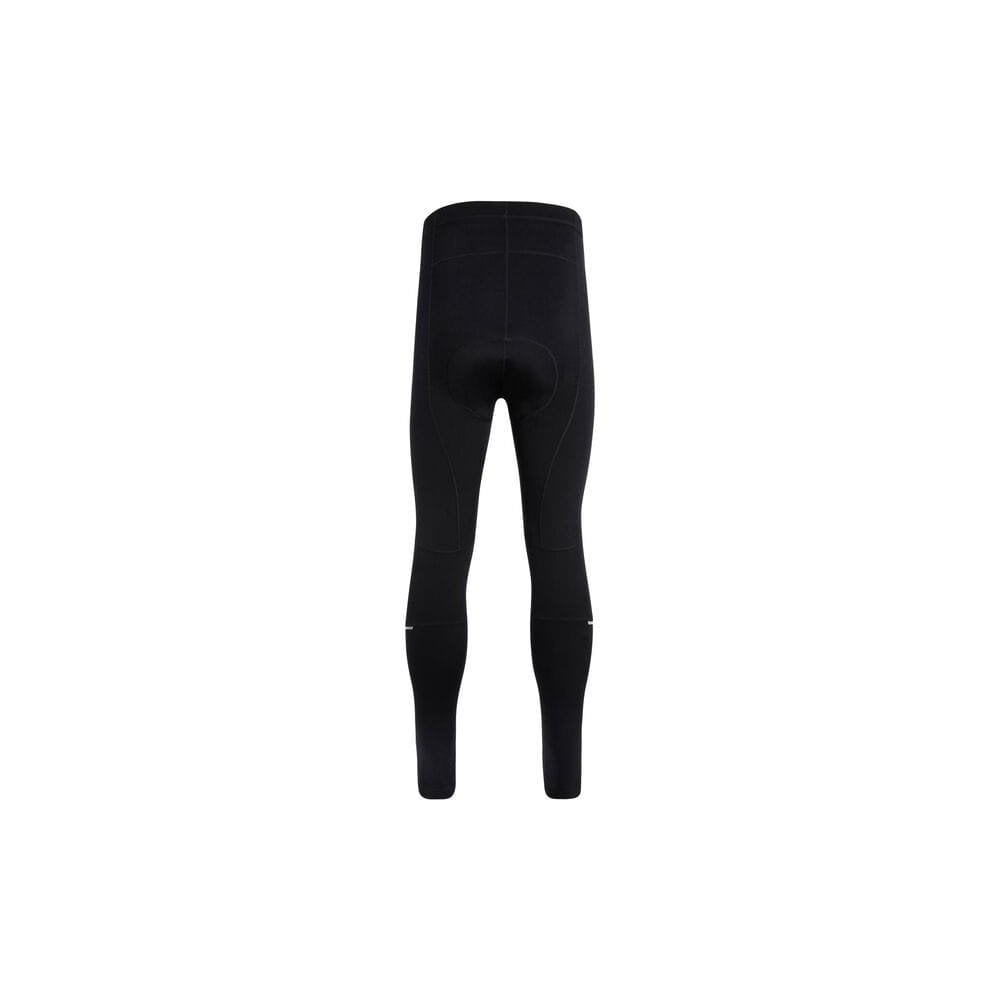 Madison men's long cycling tights with 2D Coolmax pad and reflective tabs, designed for comfortable bike riding.