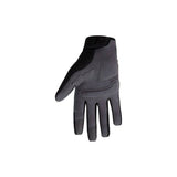 Madison Freewheel Trail Gloves, unisex cycling gloves with grip and durability, shown in black with padded palms and adjustable wrist straps.