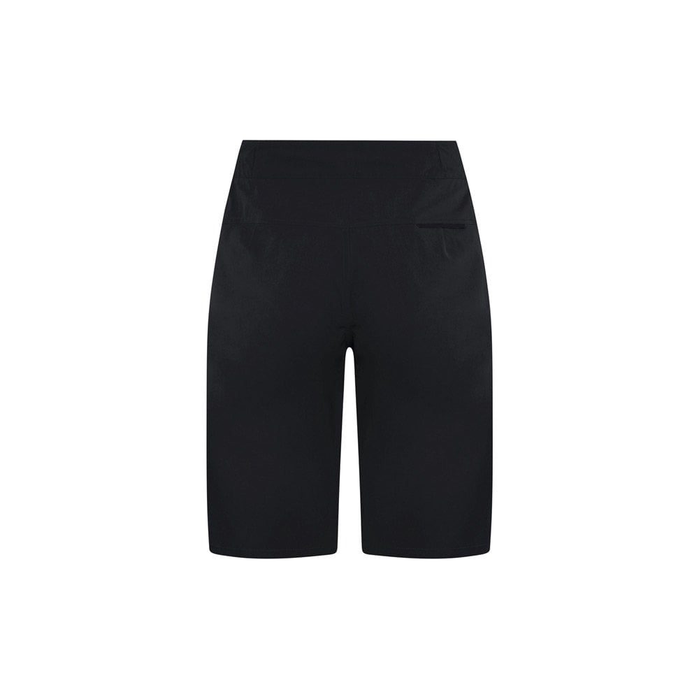 Madison Roam women's stretch cycling shorts with pockets and adjustable belt, shown in a natural pose on a model.