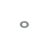 Trek stainless steel shock mount washer, 0.5mm x 8.2mm, for bicycle suspension components, shown in close-up image.