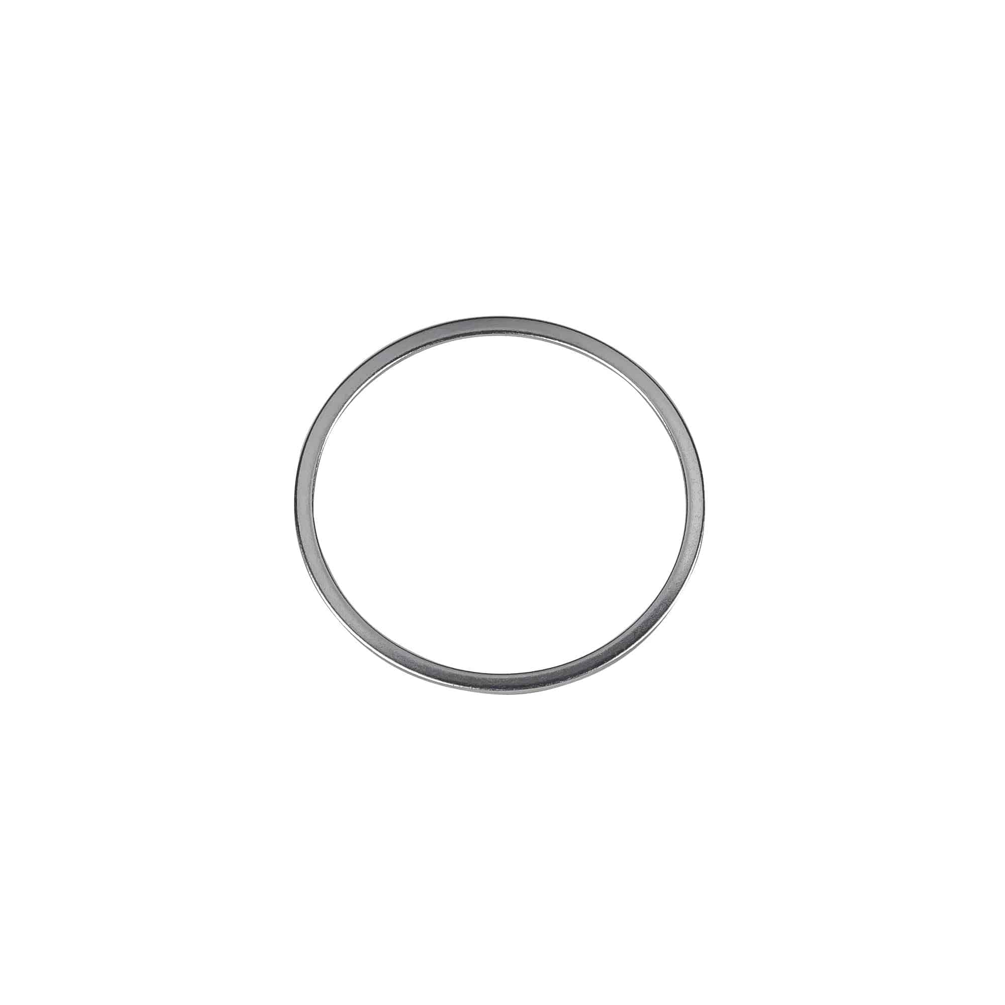 Bontrager 1mm silver centrelock rotor spacer for disc brake hub, component for bicycle braking systems.