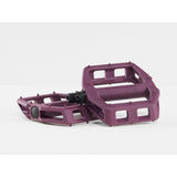 Bontrager Line Comp flat pedal with durable nylon body and traction pins for reliable grip, designed for mountain biking components.