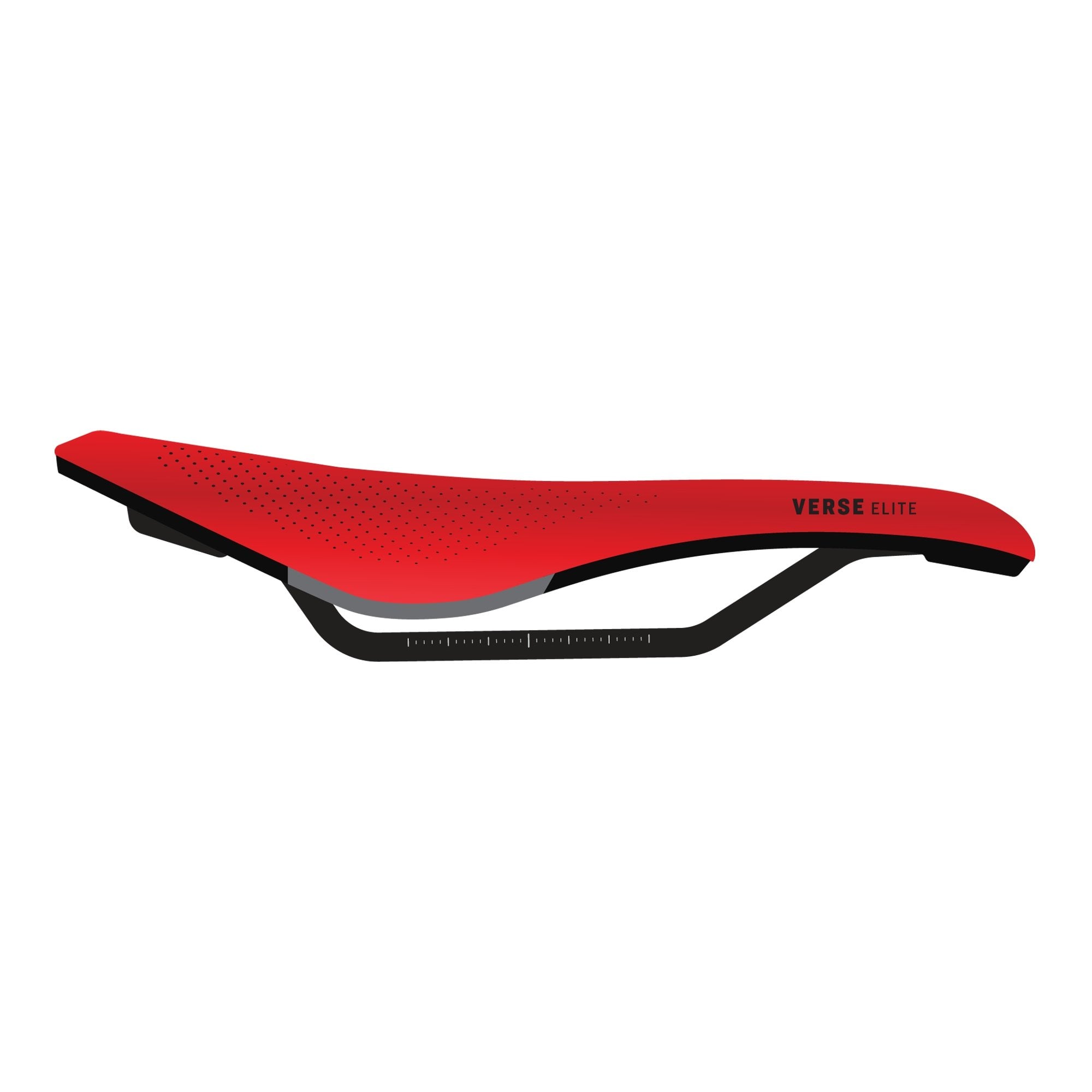 Bontrager Verse Short Elite Saddle with Wing Flex and Blendr mounts for performance cycling, showing the saddle's design and features.