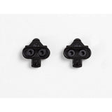 Bontrager MTB clipless pedal cleat set in black for 2-bolt SPD pedals, showing the cleats and mounting details.