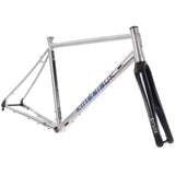 Kinesis UK GTD V2 titanium road frameset with carbon fork and disc brake mounts, cycling components for high-performance road bikes