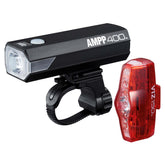 Cateye Light Sets - Ampp 200 / Orb Rechargable Bike Light Set