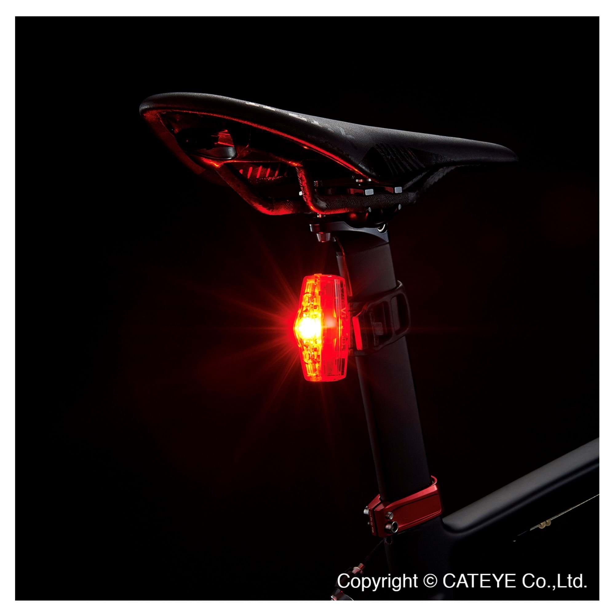 Cateye Light Sets - Ampp 200 / Orb Rechargable Bike Light Set