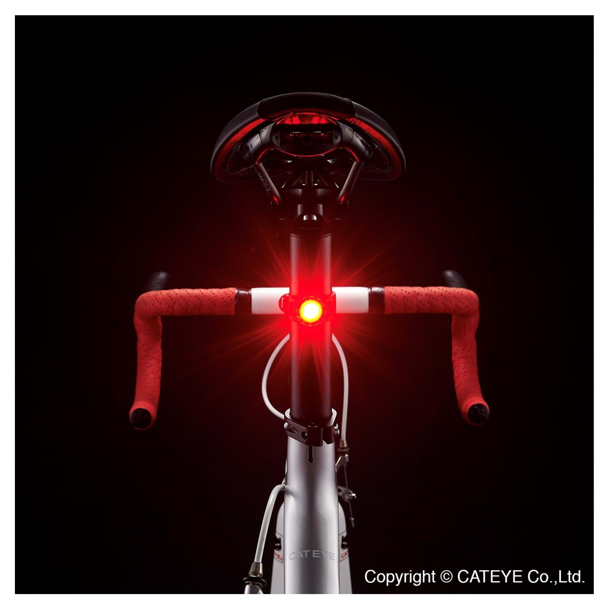 Cateye Light Sets - Ampp 100 / Orb Rechargable Bike Light Set