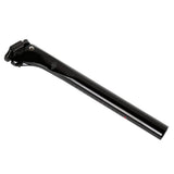 Basso Astra Palta Venta carbon bike seatpost with finishing kit, showing sleek black design and mounting hardware for bike components.