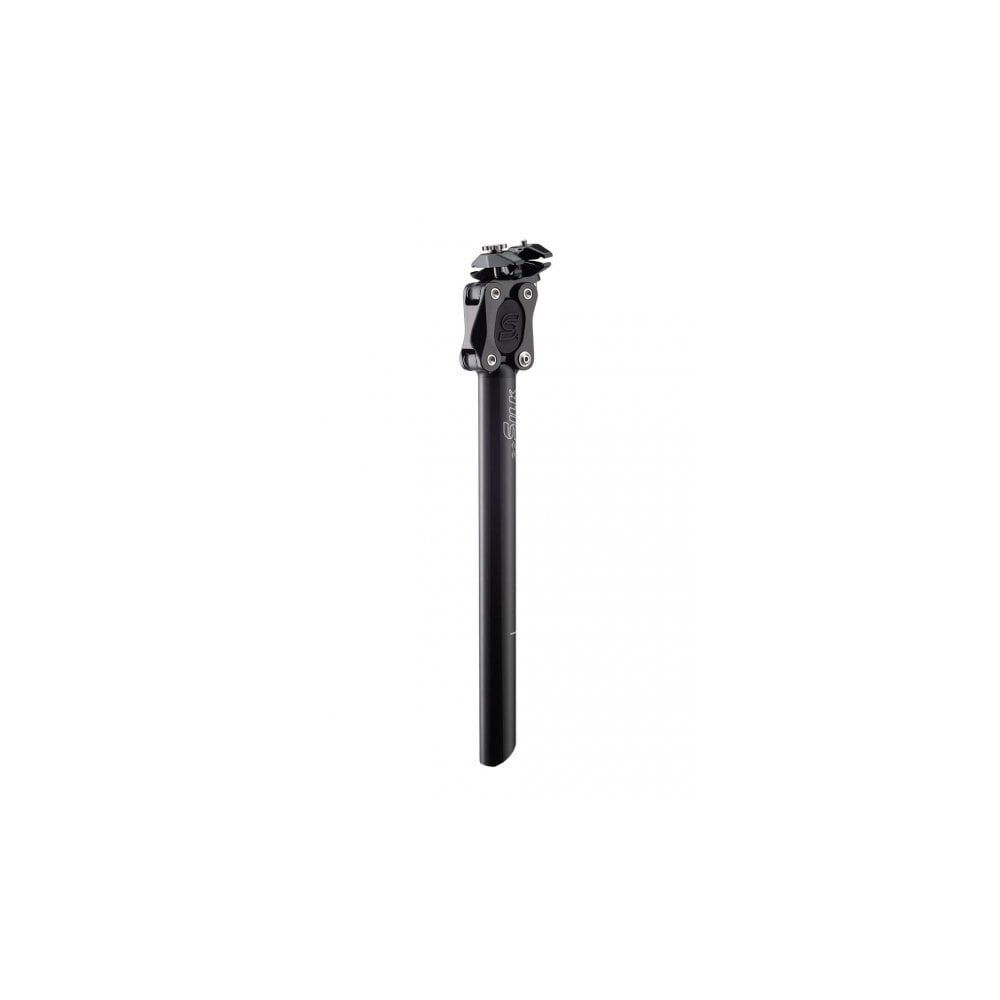 Cane Creek eeSilk+ carbon suspension seatpost for gravel bikes, featuring lightweight design and shock absorption for mixed surfaces.