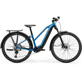Merida eBig Tour 600 EQ electric hybrid bike with Shimano EP8 motor and 29-inch wheels, showcased on a neutral background.