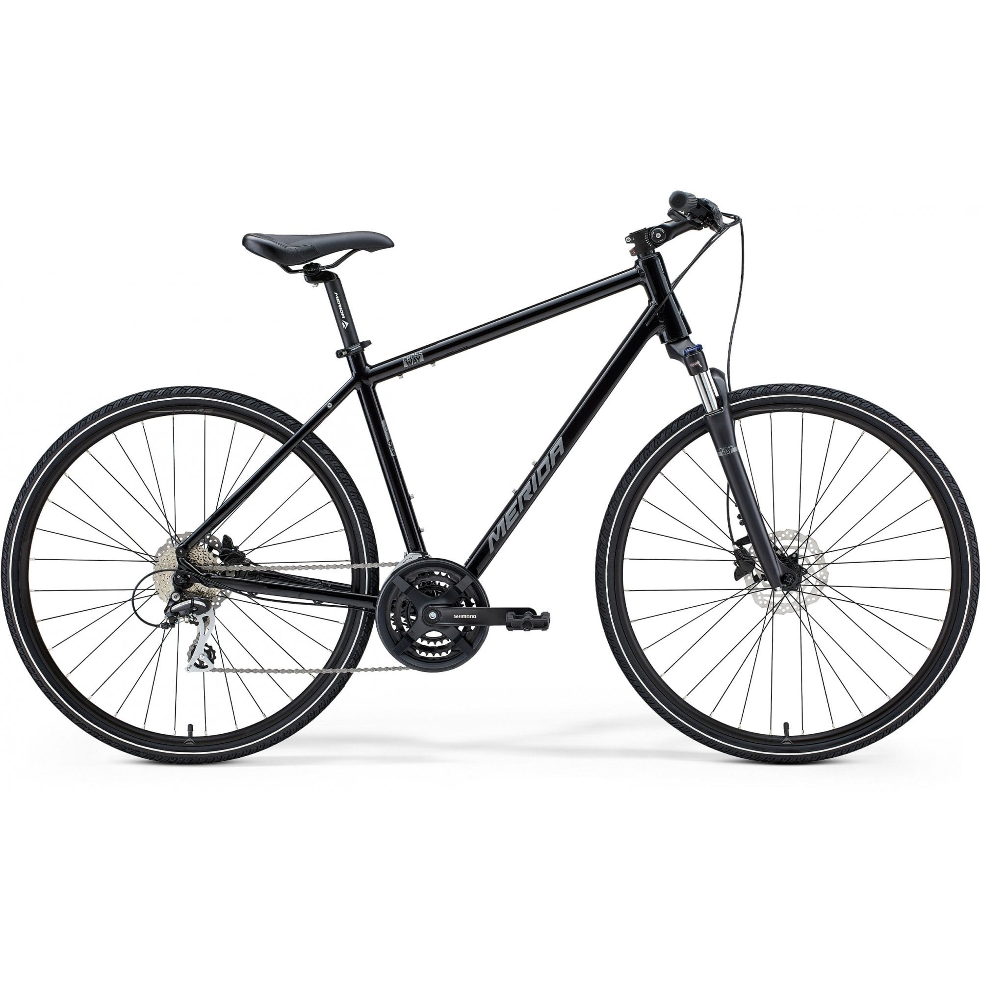 Merida Crossway 20D - Black Hybrid Bike