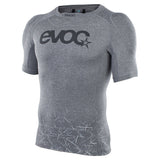 EVOC Enduro mountain biking shirt with breathable shoulder pads, designed for protection and comfort during off-road cycling.