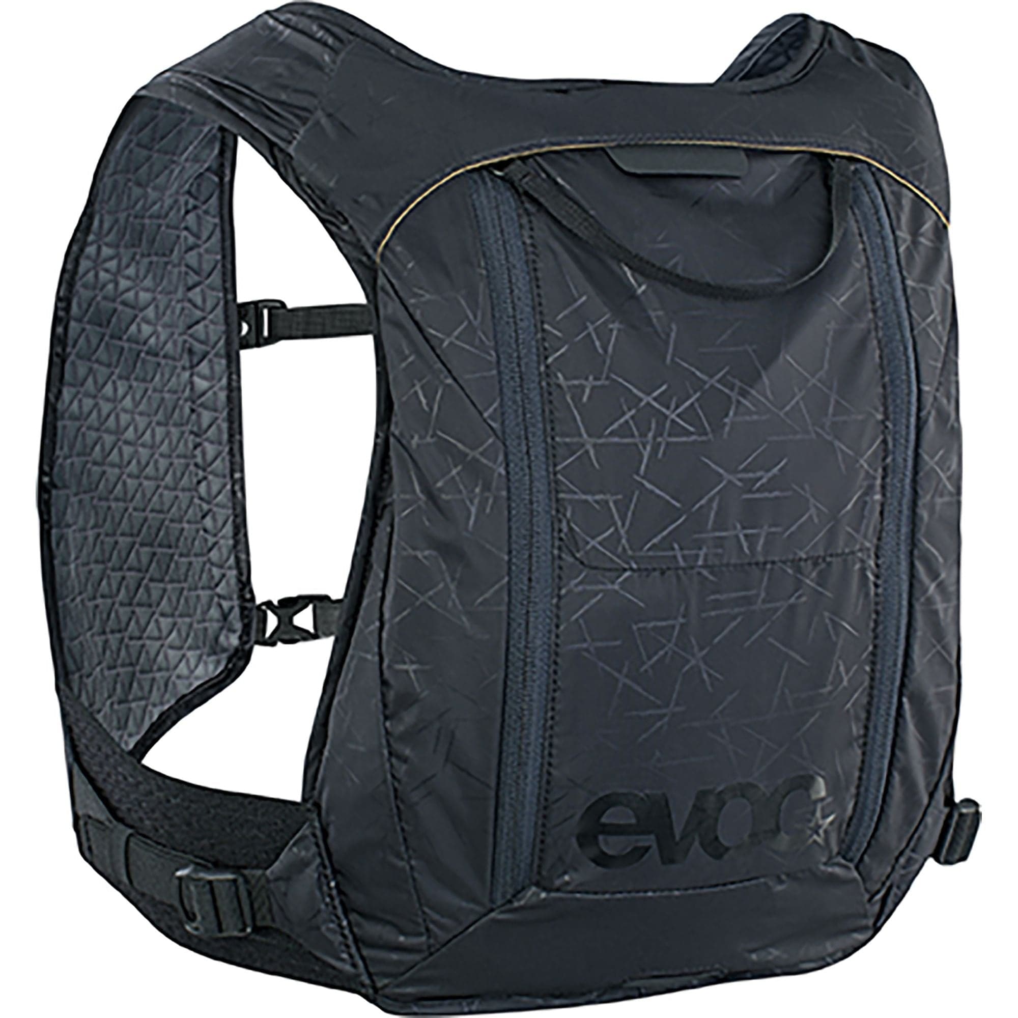 EVOC Hydro Pro 3L hydration pack with 1.5L bladder for cycling, featuring adjustable straps and ergonomic design.
