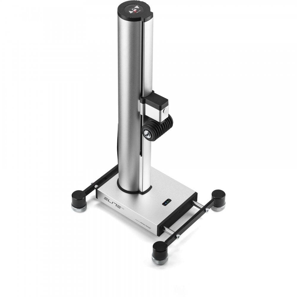 Elite Rizer Indoor Cycling Gradient Simulator accessory with steering for Elite trainers, showing adjustable resistance and handlebar controls.
