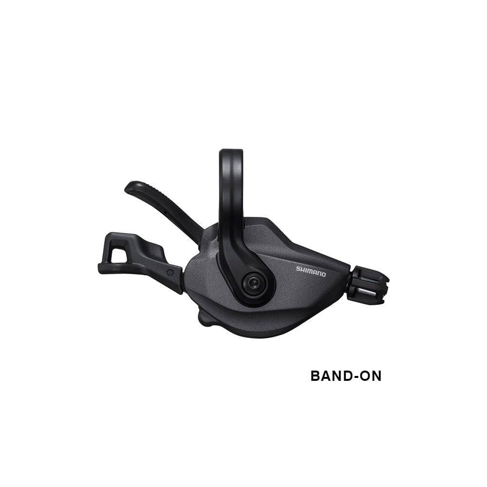 Shimano Deore XT SL-M8100 12-speed MTB shift lever band-on shifter for mountain bike gear shifting.