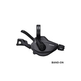Shimano Deore XT SL-M8100 12-speed MTB shift lever band-on shifter for mountain bike gear shifting.