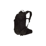 Ergon BA2 Black All-Mountain Backpack with adjustable fit and helmet carrier, 10L capacity, designed for cycling accessories.
