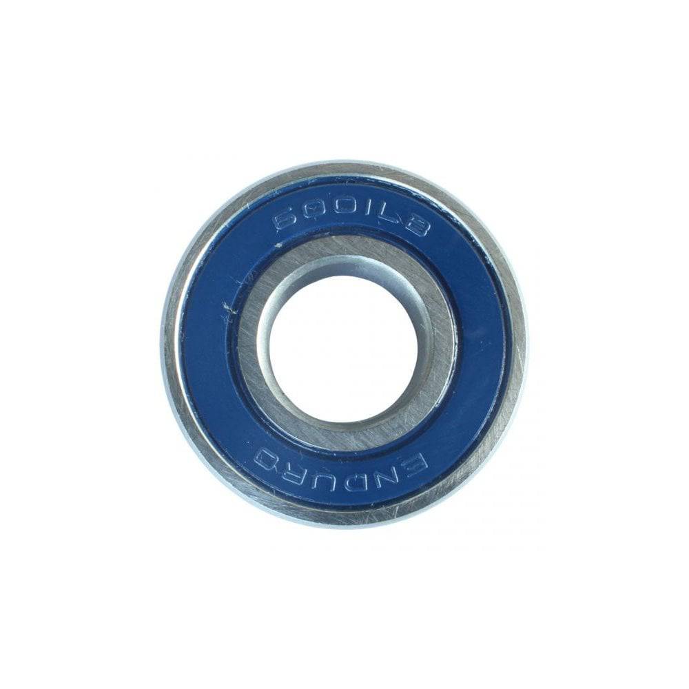 Enduro Bearings MR 128 2RS ABEC 3 sealed bike bearing, 8x12x3.5mm, for bicycle component upgrade, showing the bearing's metal construction