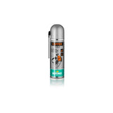 Motorex Copper Spray Lubricant for high-heat brake pads and exhaust components, workshop use, copper-colored spray can.