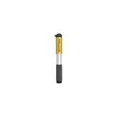 Topeak Race Rocket HP Gold hand pump for road and mountain bike tires, portable bike accessory with digital pressure gauge