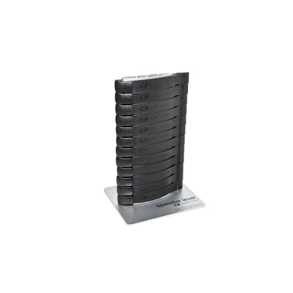 Crankbrothers Speedier Lever bulk pack of 24 black replacement levers for bicycle workshop maintenance and repair.