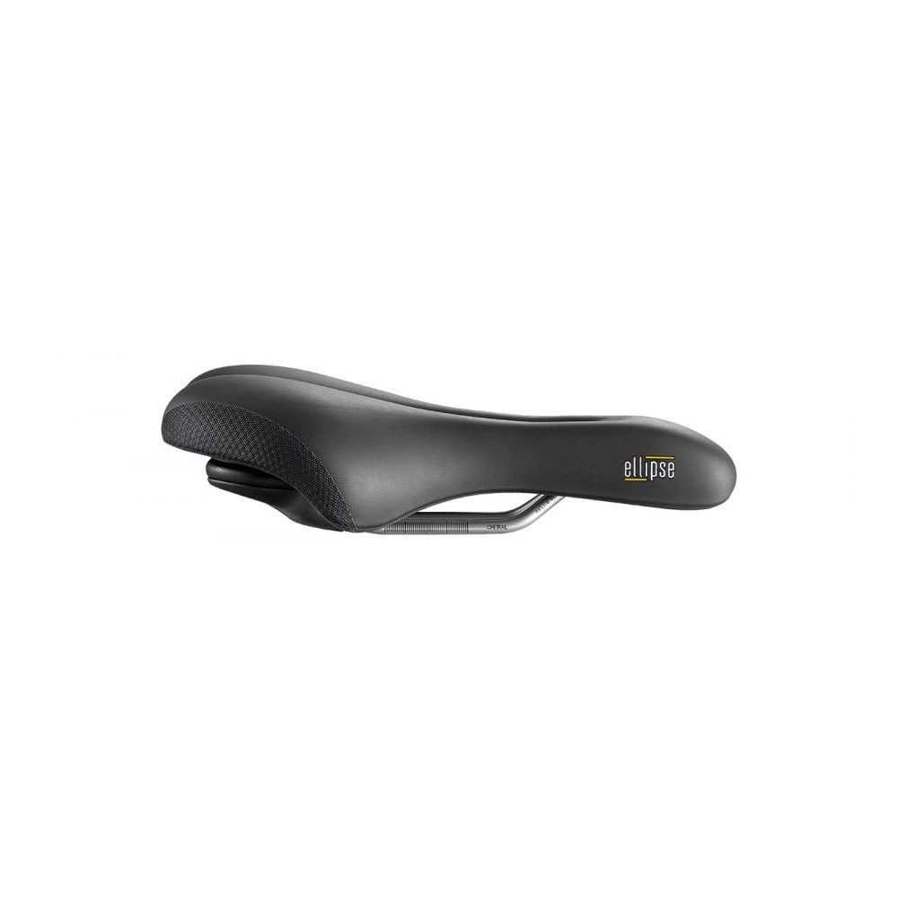 Selle Royal Ellipse bike saddle with Royalgel™ pressure relief, water-resistant cover, and ergonomic design for comfortable cycling.