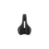 Selle Royal Float ergonomic bicycle saddle with cut-out and integrated clip system, designed for comfortable cycling.