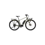 Genesis Smithfield e-Hybrid bike featuring Shimano STEPS E6100 motor and long-range battery, shown with sleek frame and modern design.